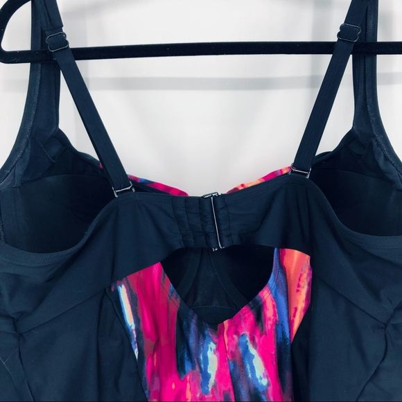 LIVI Active Multicolored Tankini Swim Top - Picture 4 of 6